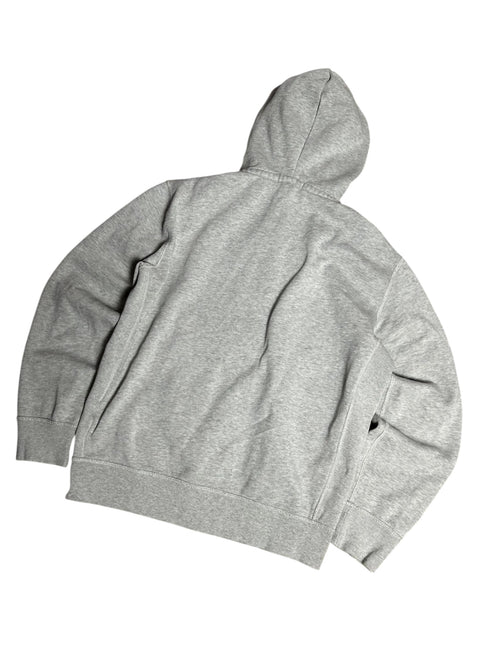 Vintage Polo Ralph Lauren Zip Hoodie Grau – Marineblau Pony Rider | Größe M – Detailansicht