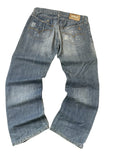 Vintage D&G Baggy-Straight Jeans Paint-Splatter W33