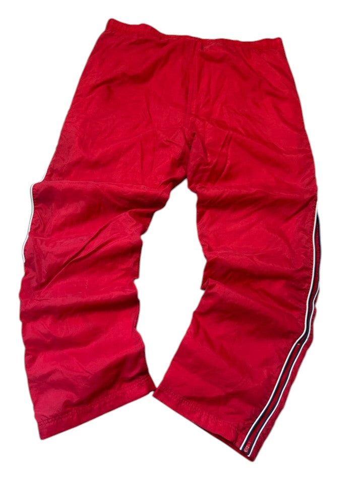 Vintage Nike Trackpants Rot Straight-Baggy Gr. XL