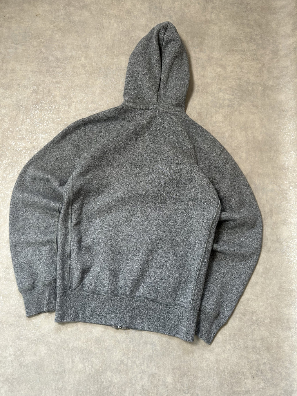 Polo Ralph Lauren Full-Zip Hoodie – Grey Marl Melange Navy Mini-Polo Gr. XS (fällt größer) | Moda de Clase