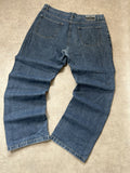 Vintage Yves Saint Laurent Herren Straight Fit Jeans – Natural Indigo Dye YSL Monogramm W38 L32 | Moda de Clase
