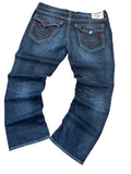 Vintage True Religion Straight Fit Jeans Dark Indigo W44