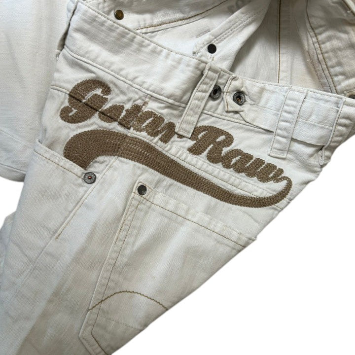 Vintage G-Star RAW GS:07 Damen Jeans Off-White W28