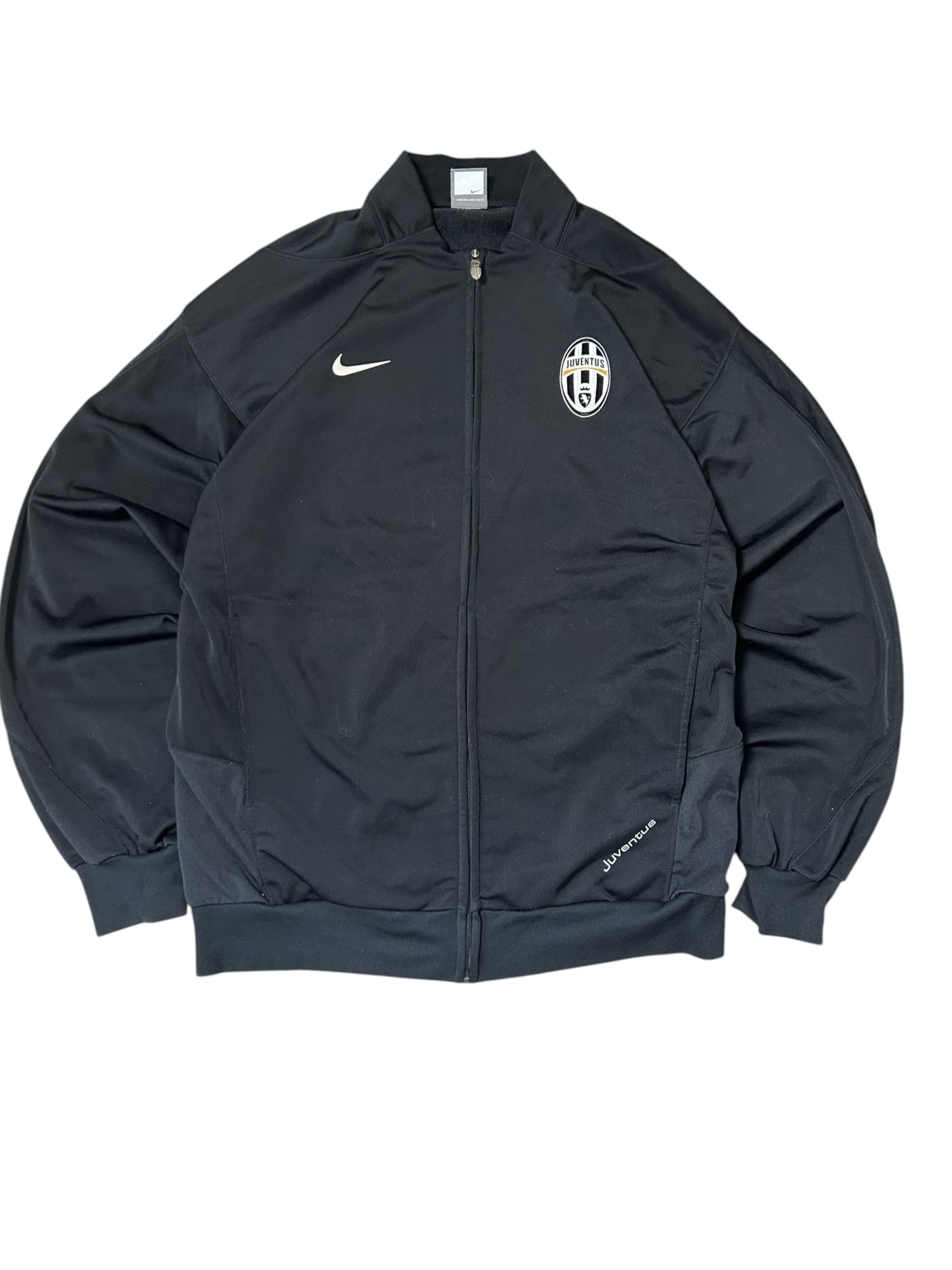 Vintage Nike x Juventus Trainingsjacke Schwarz Gr. M