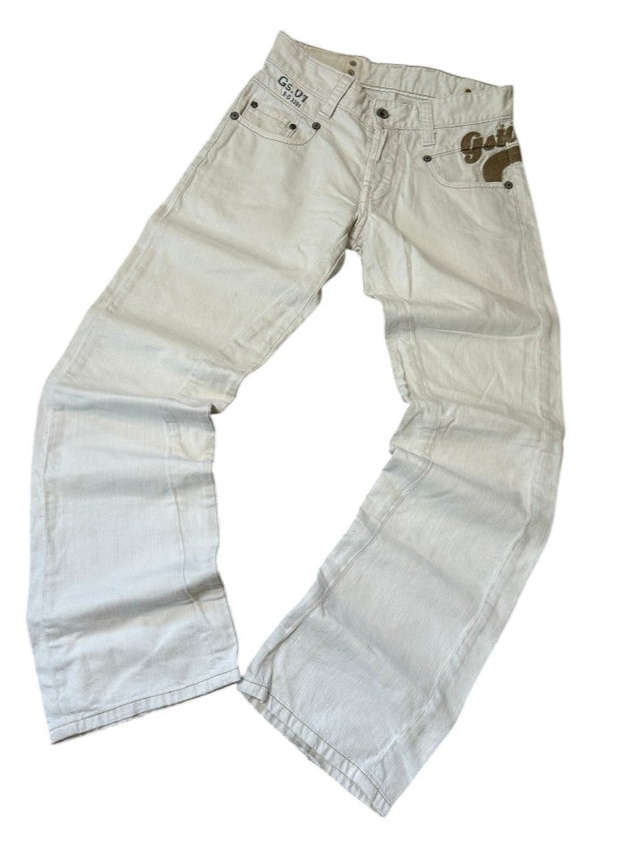 Vintage G-Star RAW GS:07 Damen Jeans Off-White W28