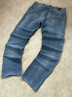 Vintage Armani Jeans Herren-Jeans Straight Leg Hellblau – M
