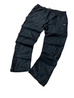 Vintage Nike Trackpants Schwarz Klassischer Straight Fit – XL
