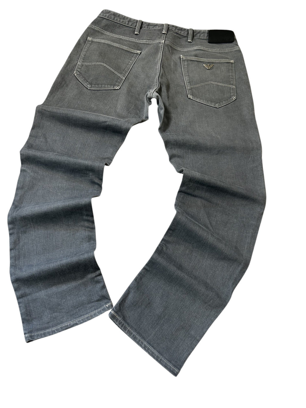 Vintage Armani Jeans Herren Straight Fit Grau W32