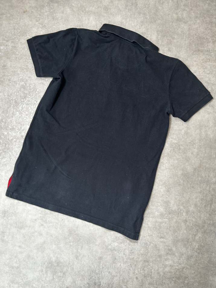 Vintage Polo Ralph Lauren Herren Poloshirt – P.R.L. MMIX Mercer Classic Schwarz Weiß #3 | Moda de Clase