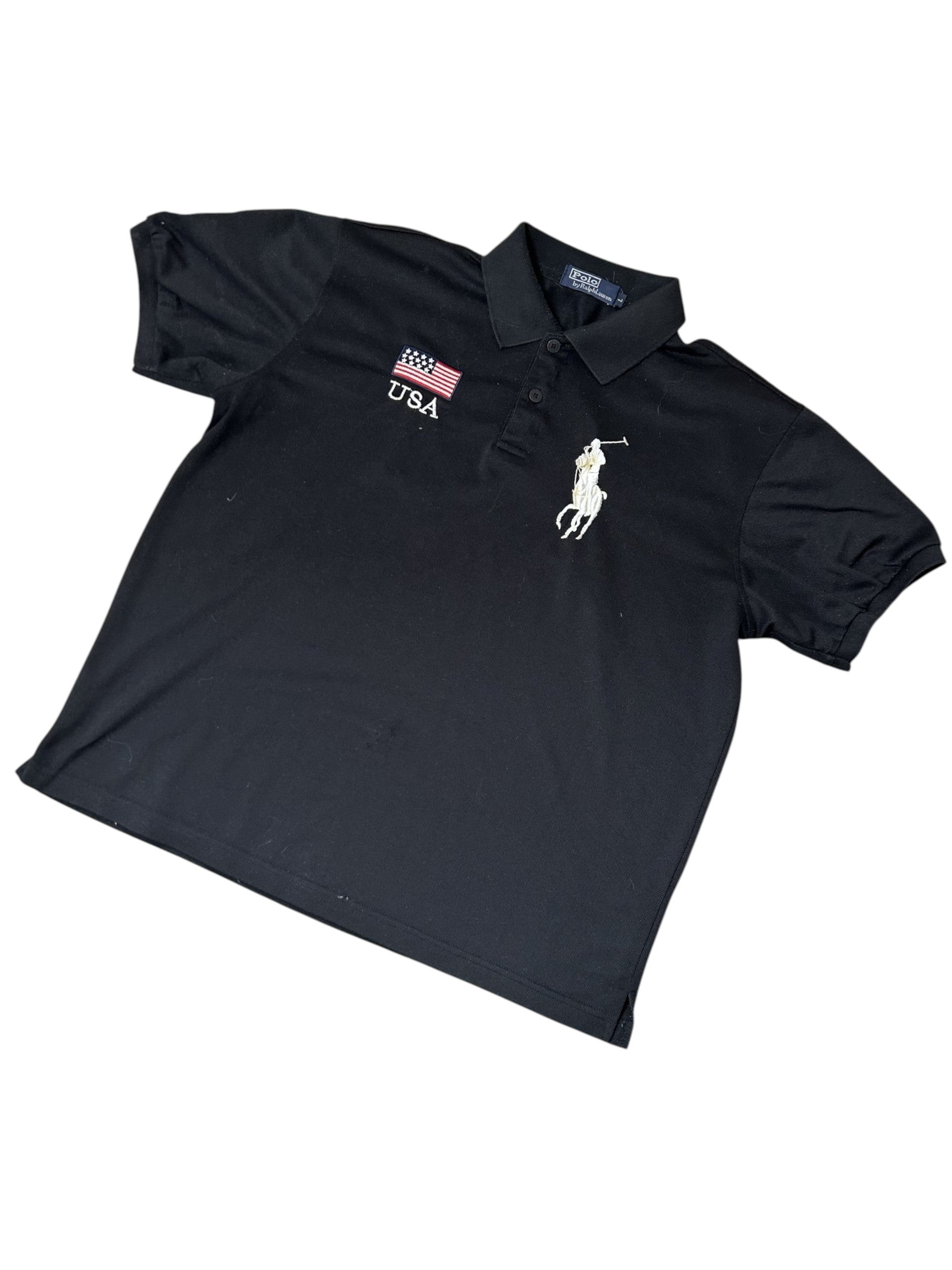 Vintage Polo Ralph Lauren Poloshirt USA Team Big Pony