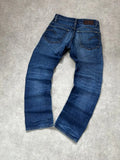 Vintage G-Star RAW 3301 Herren-Jeans Straight Fit Marineblau – M