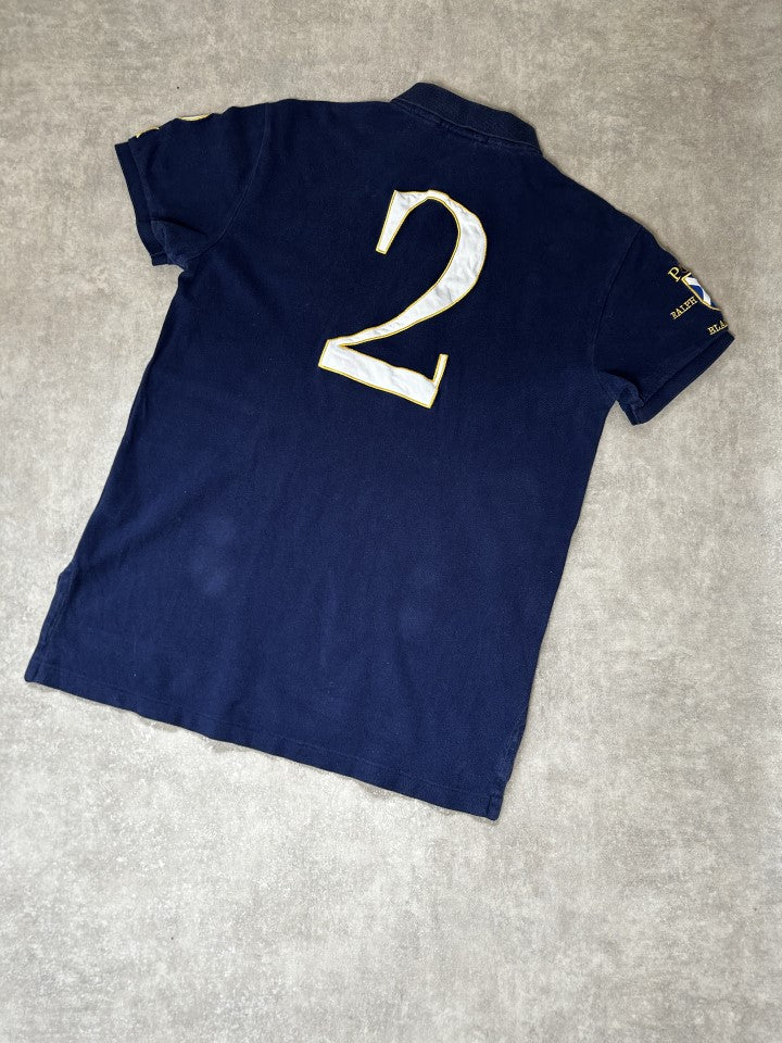 Vintage Polo Ralph Lauren Herren Poloshirt – Black Watch Edition Navy #2 | Moda de Clase