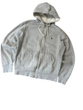 Polo Ralph Lauren Full-Zip Hoodie Grey Melange Vorderseite