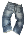 G-Star RAW 810 Jeans Medium Blue Rückseite Baggy G-STAR RAW Stickerei starke Waschung