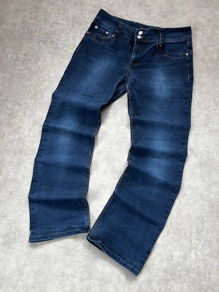 Vintage Dolce & Gabbana Herren-Jeans Straight Fit Marineblau – M – Detailansicht