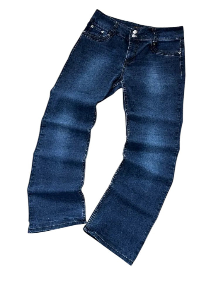 Vintage Dolce & Gabbana Herren-Jeans Straight Fit Marineblau – M – Detailansicht