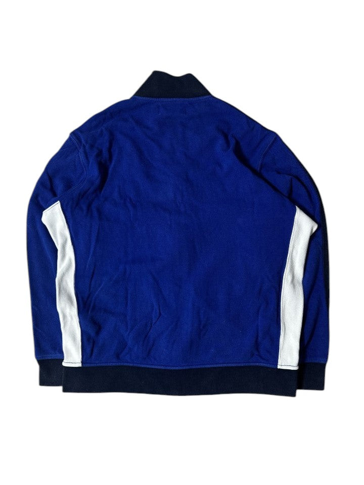 Vintage Polo Ralph Lauren Herren Trainingsjacke Vollreiver Big Pony Königsblau – Detailansicht
