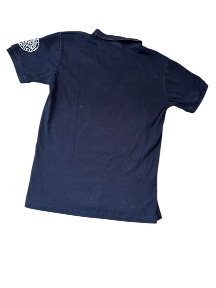 La Martina x Porsche Polo Team Polo Navy Rückseite Ärmel-Patch