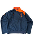 Nike x KNVB Niederlande Trainingsjacke Navy Orange Vorderseite KNVB-Wappen Swoosh