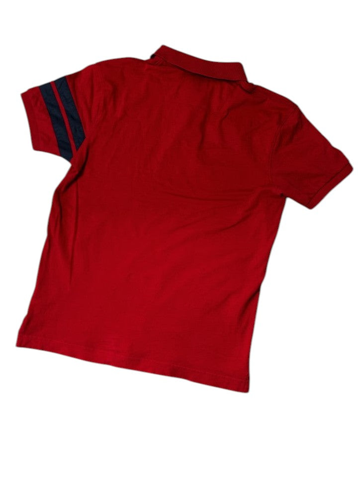 Vintage La Martina x Maserati Poloshirt Rot