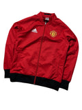 Vintage Adidas Manchester United Trainingsjacke Rot – Schwarz Farbblock | Größe M (Passt M–L)
