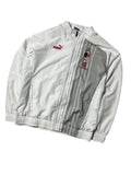 Vintage Puma AC Milan Trainings Jacke Weiß Offizielle Fußball Ausrüstung – M