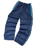 Vintage Nike Trackpants Marineblau Hellblau Streifen – XL
