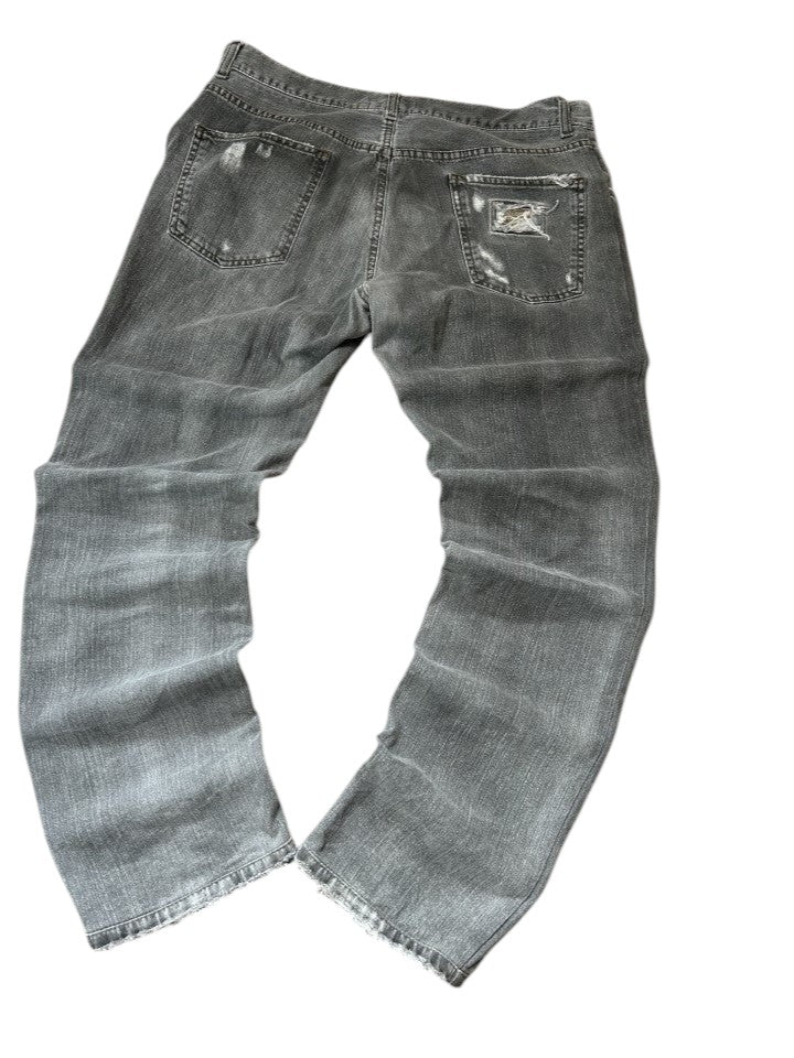 Vintage D&G Straight Fit Jeans Cool Grey W32-33
