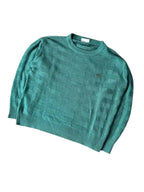 Vintage Lacoste Strickpullover Türk Strukturiertes Muster – M