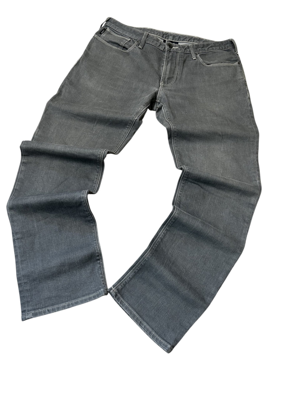 Vintage Armani Jeans Herren Straight Fit Grau W32
