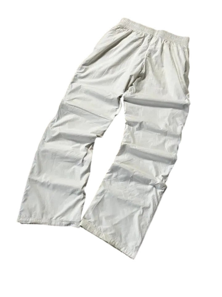 Vintage Nike Trackpants Weiß Schwarz Seitenstreifen – S – Detailansicht